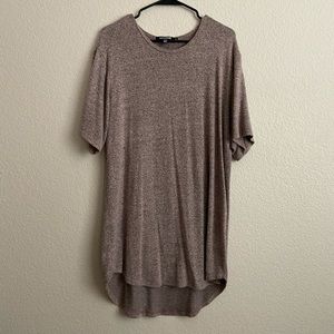 Rustic Dime tunic dress in heather purple